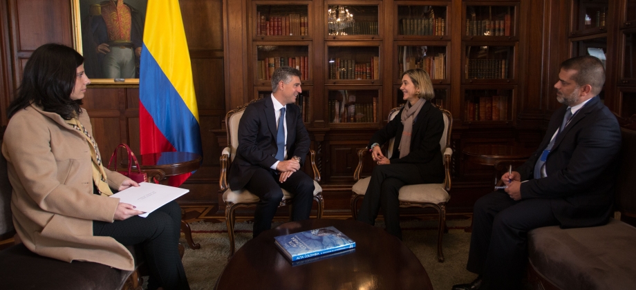 Viceministra de Relaciones Exteriores recibió copia de cartas credenciales del Embajador de Líbano en Colombia