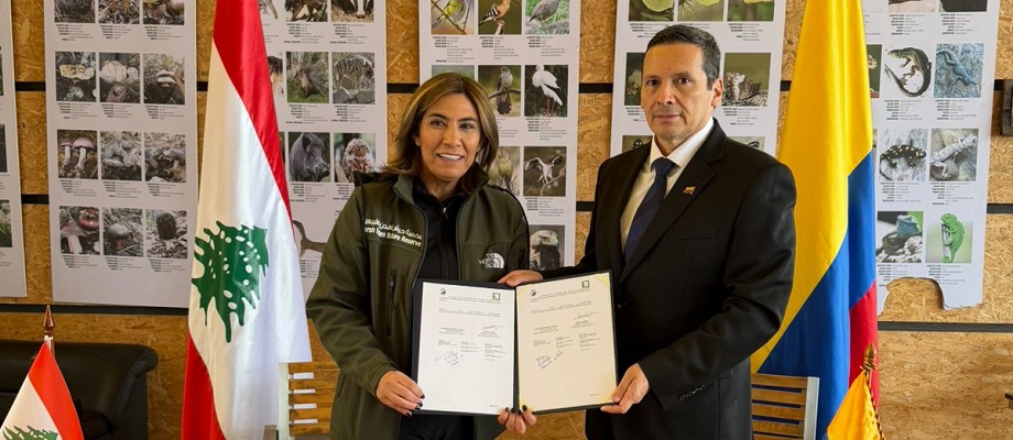 Embajada de Colombia en el Líbano acompaña firma de Memorando de Entendimiento entre Parques Nacionales Naturales de Colombia y la Reserva Natural Horsh Ehden del Líbano