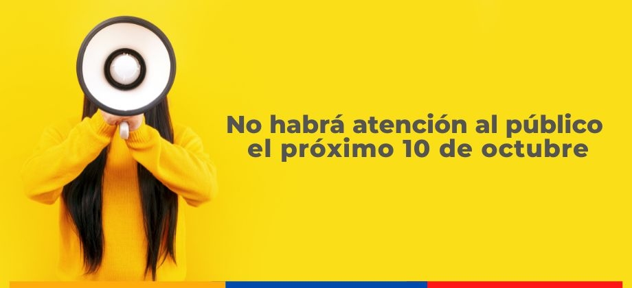 El próximo 10 de octubre no habrá atención al público en las oficinas de la Embajada y su Sección Consular