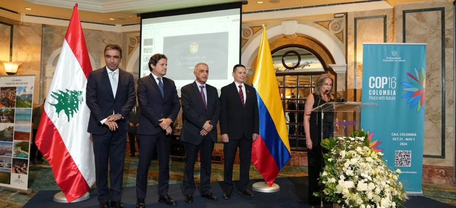 Embajada de Colombia en el Líbano conmemora el Día de la Independencia colombiana