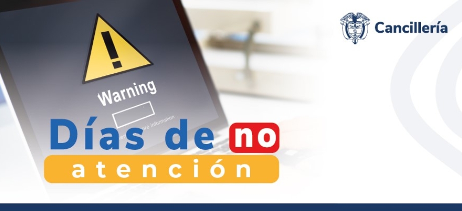 Embajada de Colombia en El Líbano y su sección consular no tendrán atención al público los días 28 y 29 de marzo y 1 de abril de 2024